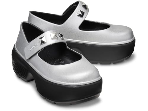 【美品】クロックス (22) メリージェーンシューズ フラット サンダル Crocs] メリージェーン フラットシューズ Stomp Mary Janes - 製品詳細